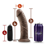 Dr. Skin Dr. Joe Realistic 8 Inch Vibrating Dildo with Suction Cup