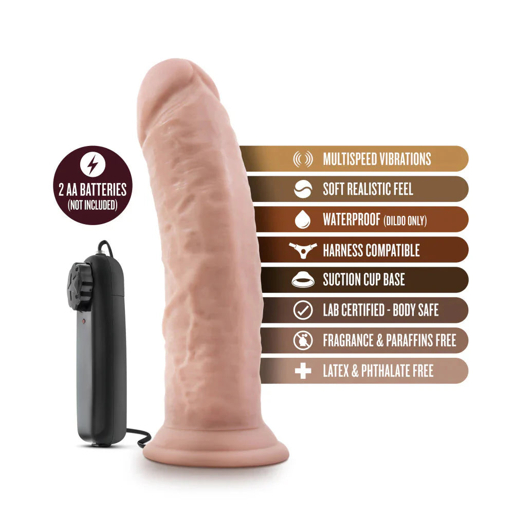 Dr. Skin Dr. Joe Realistic 8 Inch Vibrating Dildo with Suction Cup