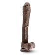 Dr. Skin Mr. Ed 13 Inch Dildo - Chocolate