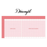 Dreamgirl 3-Piece Bralette, Garterhose, and G-String