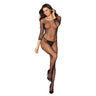 Dreamgirl Fishnet Long Sleeved Bodystocking Hosiery Lingerie