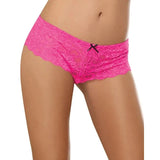 Dreamgirl Lace Crotchless Boyshort