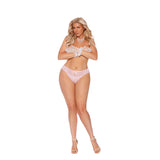Elegant Moments Lace Panty With Open Crotch