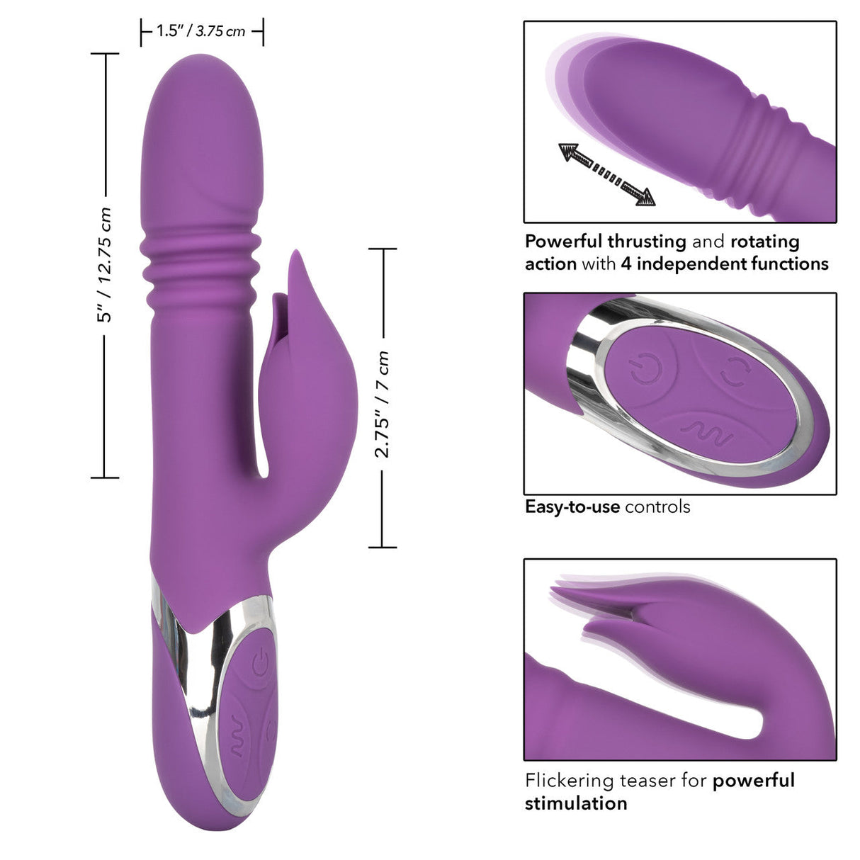 Enchanted Kisser Thrusting Rabbit Vibe