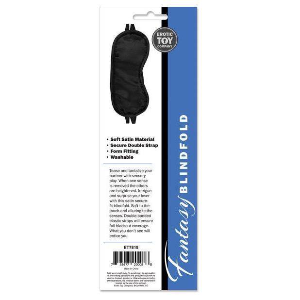 Erotic Toy Double Strap Satin Blindfold