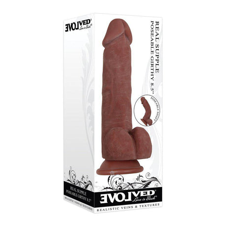 Real Supple 8.5 Inch Girthy Dildo