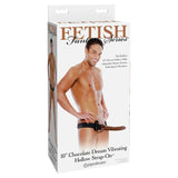 Fetish Fantasy 10 Inch Vibrating Hollow Strap On for Men