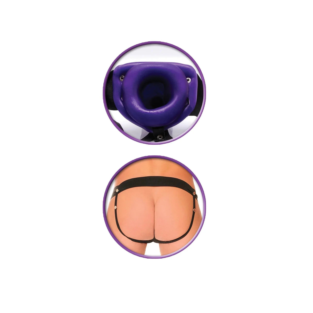 Fetish Fantasy 6 Inch Hollow Silicone Strap On