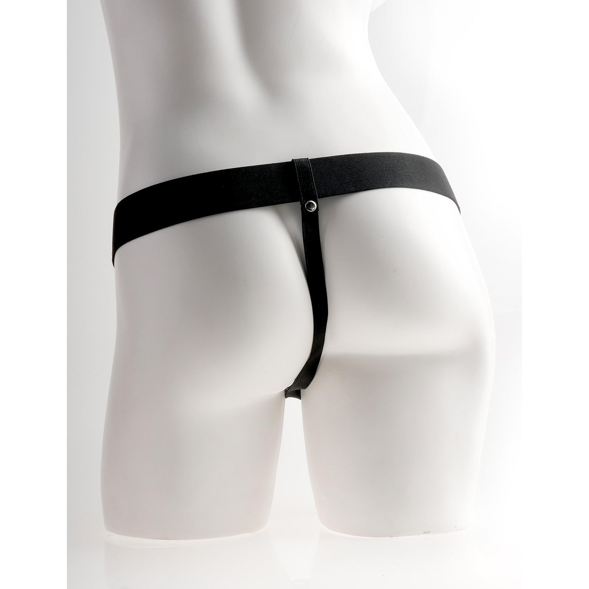 Fetish Fantasy Series 9" Hollow Vibrating Strap-On with Balls