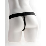 Fetish Fantasy Series 9" Hollow Vibrating Strap-On with Balls