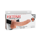Fetish Fantasy Series 9 Inch Hollow Strap-On With Balls