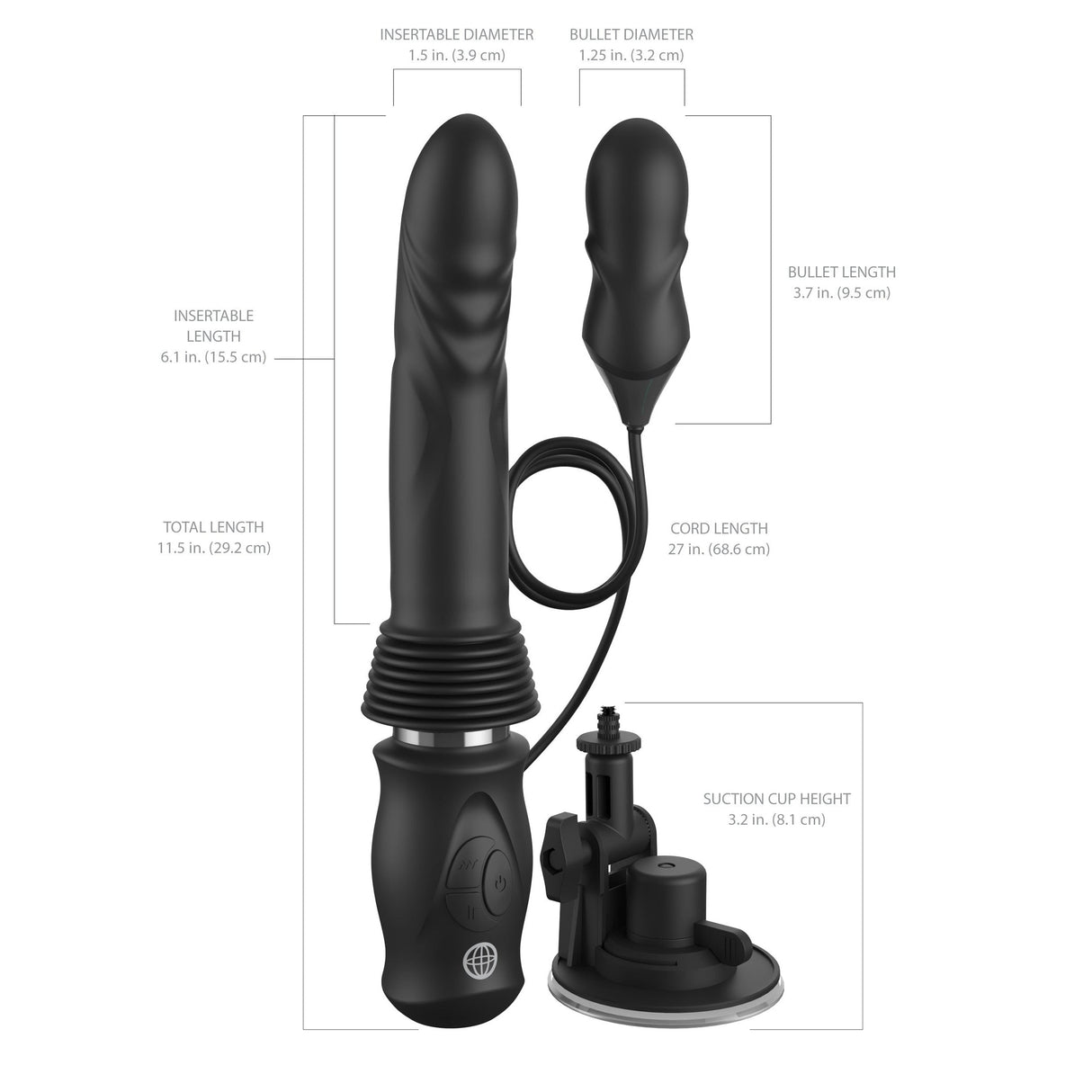 Fetish Fantasy Series Ultimate Silicone Thruster