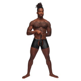 Fetish Poseidon Nylon Spandex Tear Off Cup Thong Short