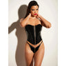 Fetish Rider Vinyl Bustier & Panty Set