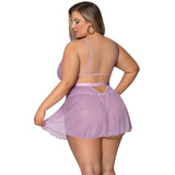 Girl Next Door Babydoll & Crotchless Panty - Queen