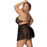 Girl Next Door Babydoll & Crotchless Panty - Queen