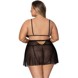 Girl Next Door Babydoll & Crotchless Panty - Queen