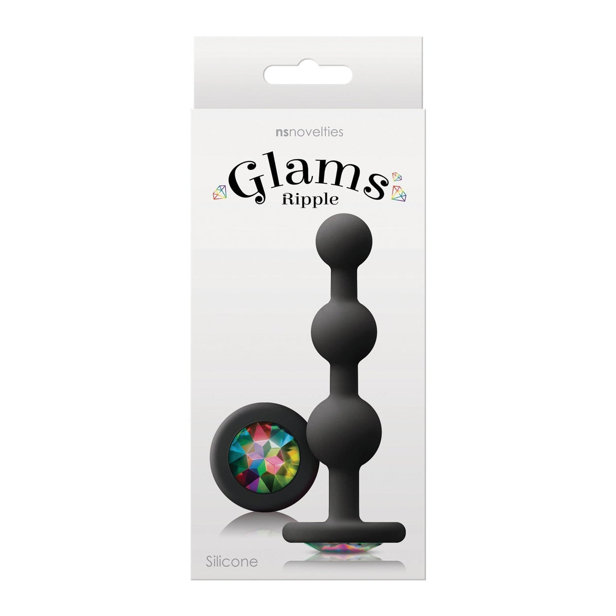 Glams Ripple Silicone Rainbow Gem