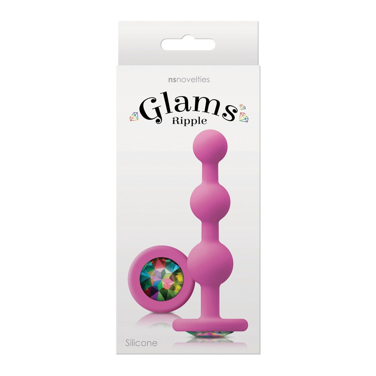 Glams Ripple Silicone Rainbow Gem