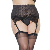 High Waisted Adjustable Garter Belt