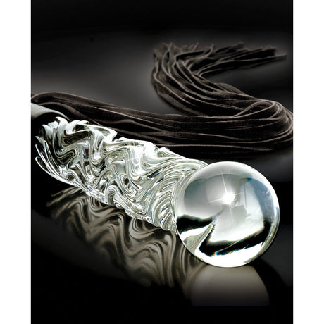 Icicles No. 38 Hand Blown Glass Whip