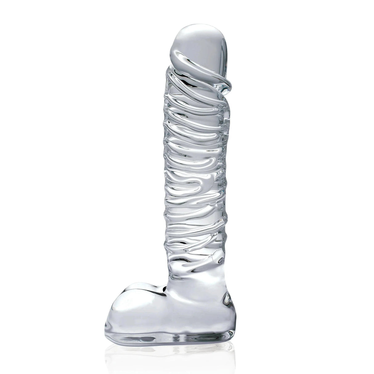 Icicles No. 63 Clear Glass Dildo