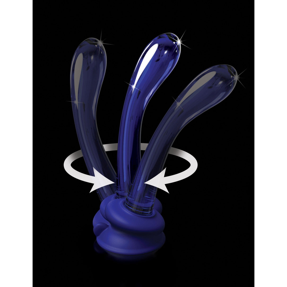 Icicles No. 89 Glass Dildo with Silicone Suction Cup