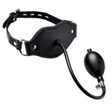 Inflatable Locking Penis Pump Gag