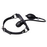 Inflatable Locking Penis Pump Gag