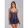 Jennie Cross Dyed Galloon Lace & Mesh Babydoll