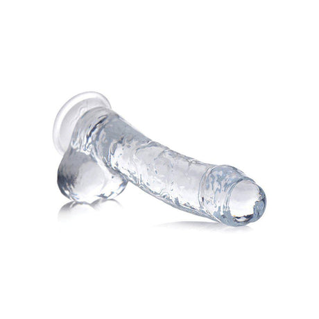 Jock C-thru 8 Inch Slim Dildo with Balls