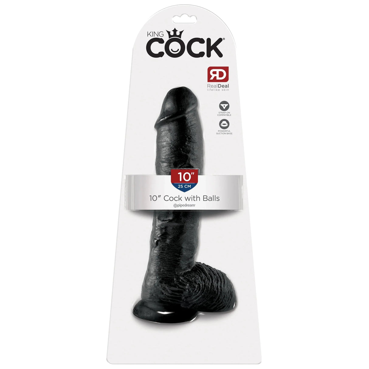 King Cock 10 Inch Dildo With Balls