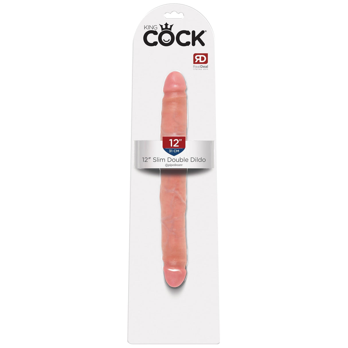 King Cock 12 Inch Slim Double Dildo