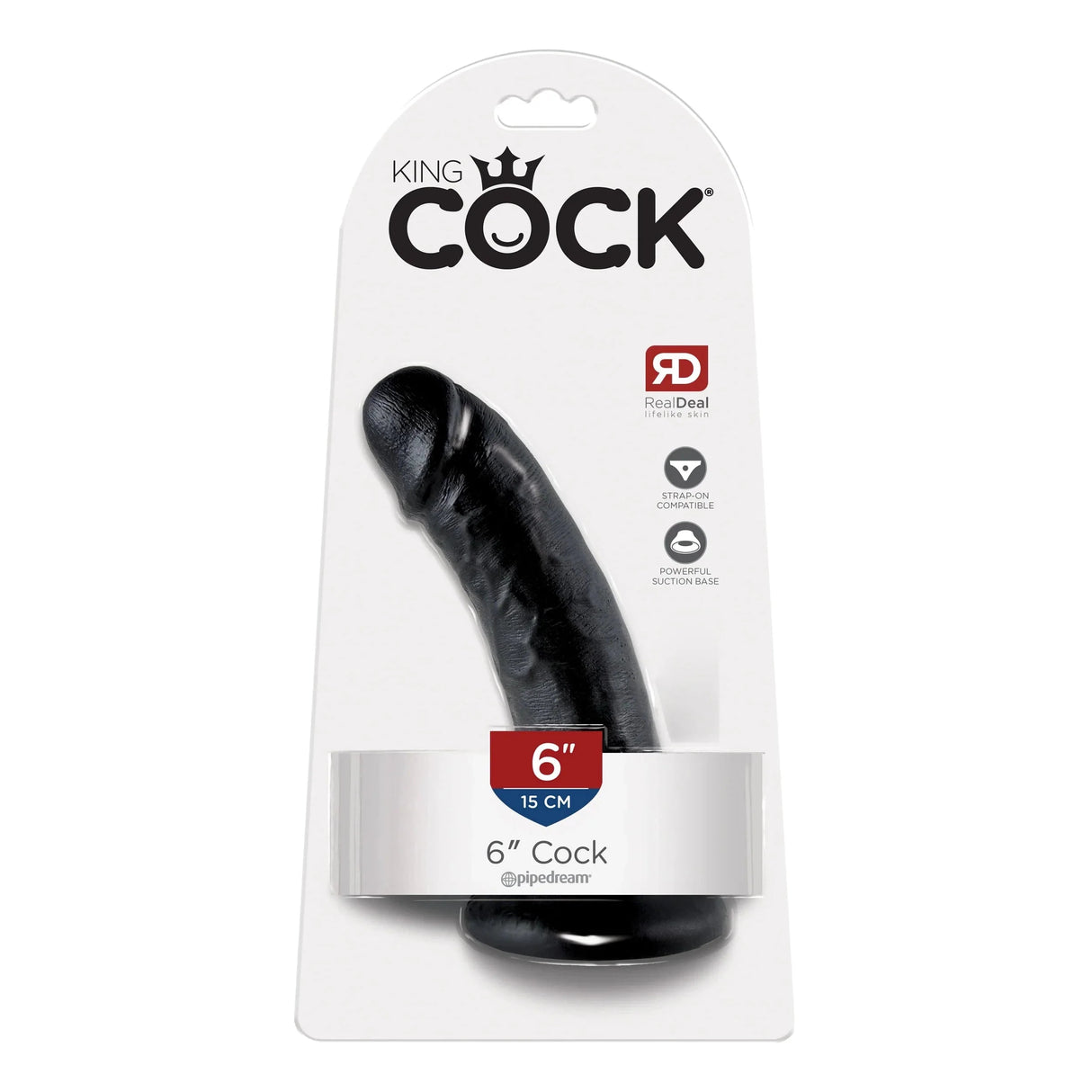 King Cock 6 Inch Suction Cup Dildo