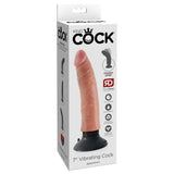 King Cock 7 Inch Vibrating Dildo