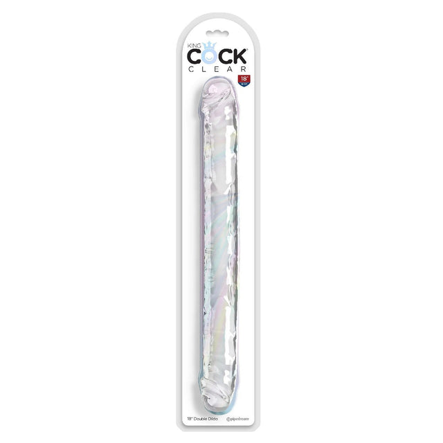 King Cock Clear 18 Inch Double Dildo