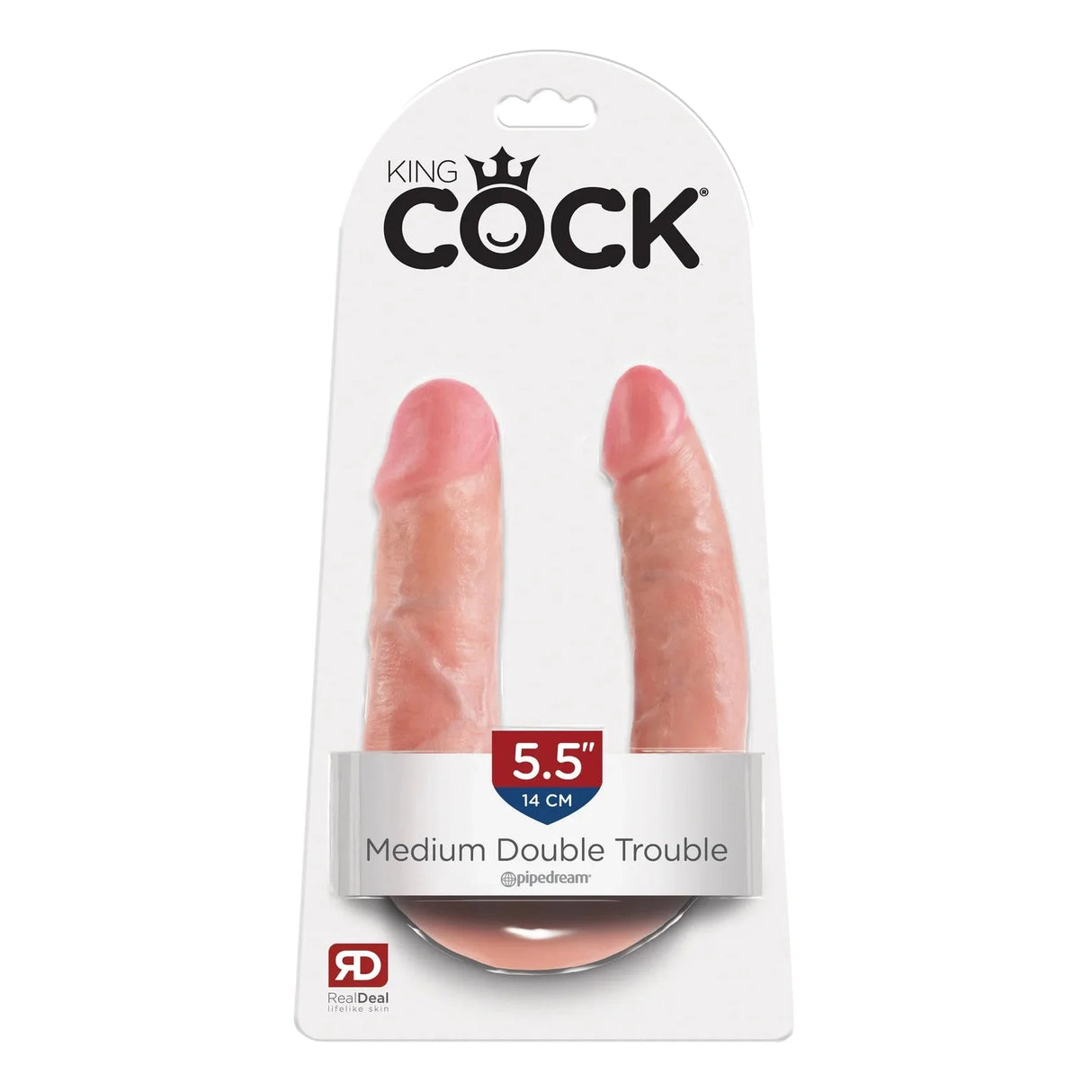 King Cock Medium Double Trouble Dildo