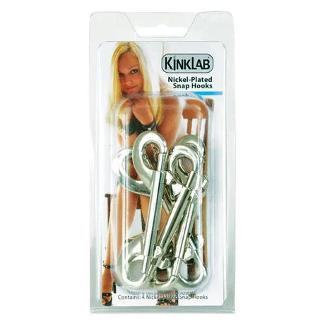 Kinklab Nickel Plated Snap Hooks Pack of 4