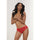 Lace Cheeky With Strappy Back Detail and Satin Ribbon Bow With Attached Pom Poms