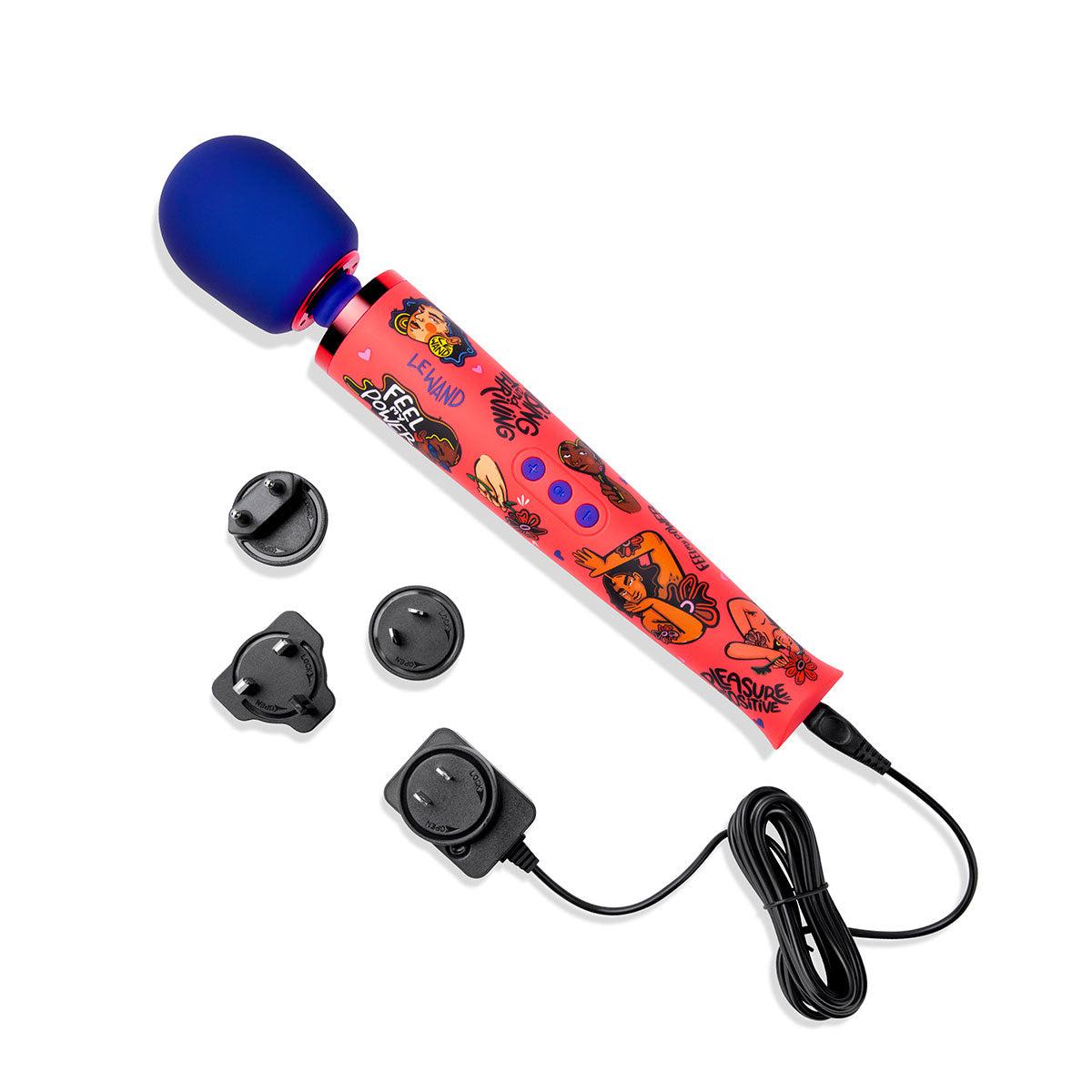 Le Wand Feel My Power Rechargeable Wand Vibrator