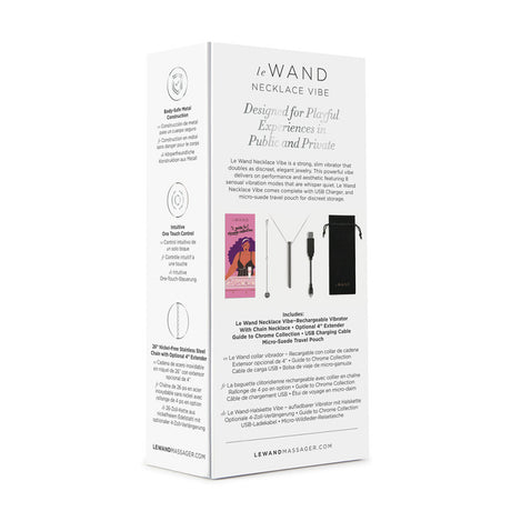 Le Wand Rechargeable Necklace Vibrator