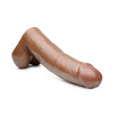 LoveBotz 8 Inch Cock Lock Brown Dildo