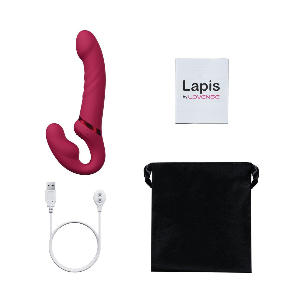 Lovense Lapis Vibrating Strapless Strap On