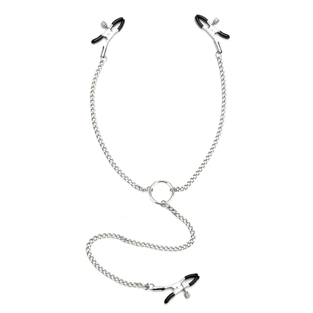 Lux Fetish Adjustable Nipple Clips & Clit Clamp