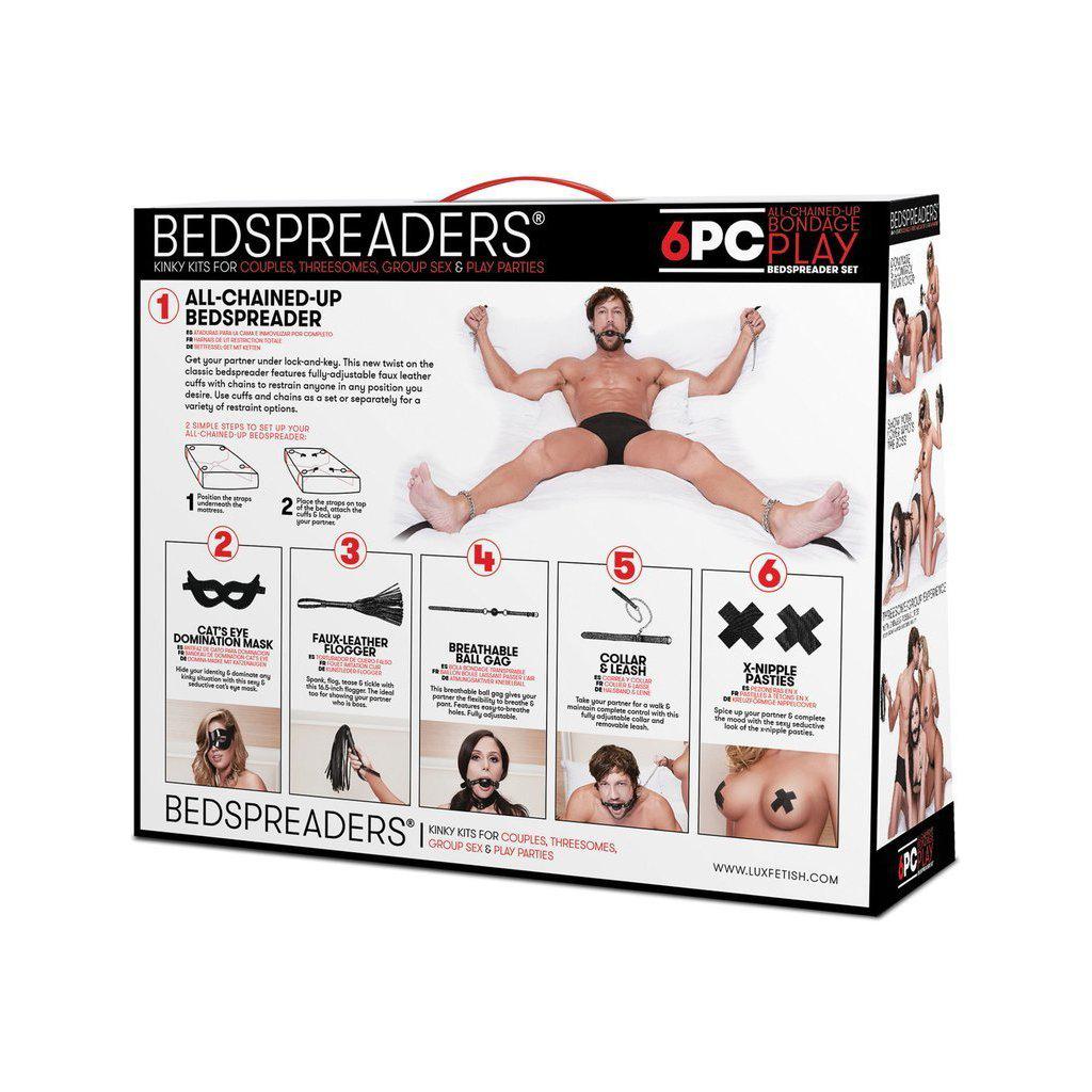 Lux Fetish All Chained Up 6 Piece Bedspreader Set