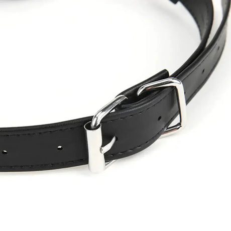 Lux Fetish Breathable Gag with Nipple Clamp