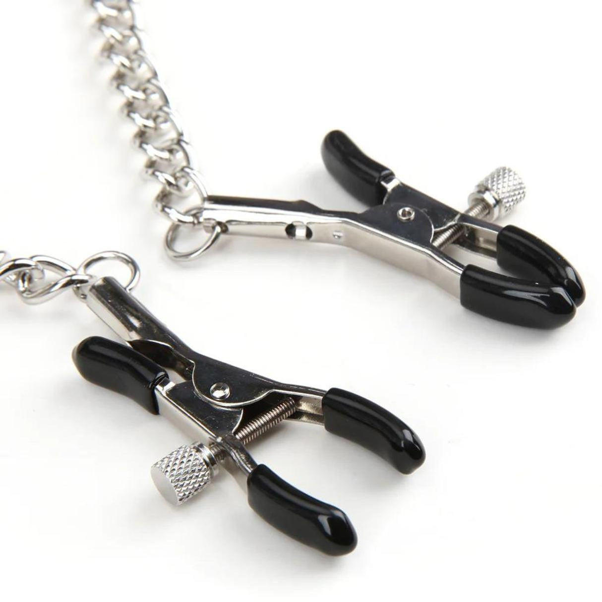 Lux Fetish Collar & Nipple Clamps