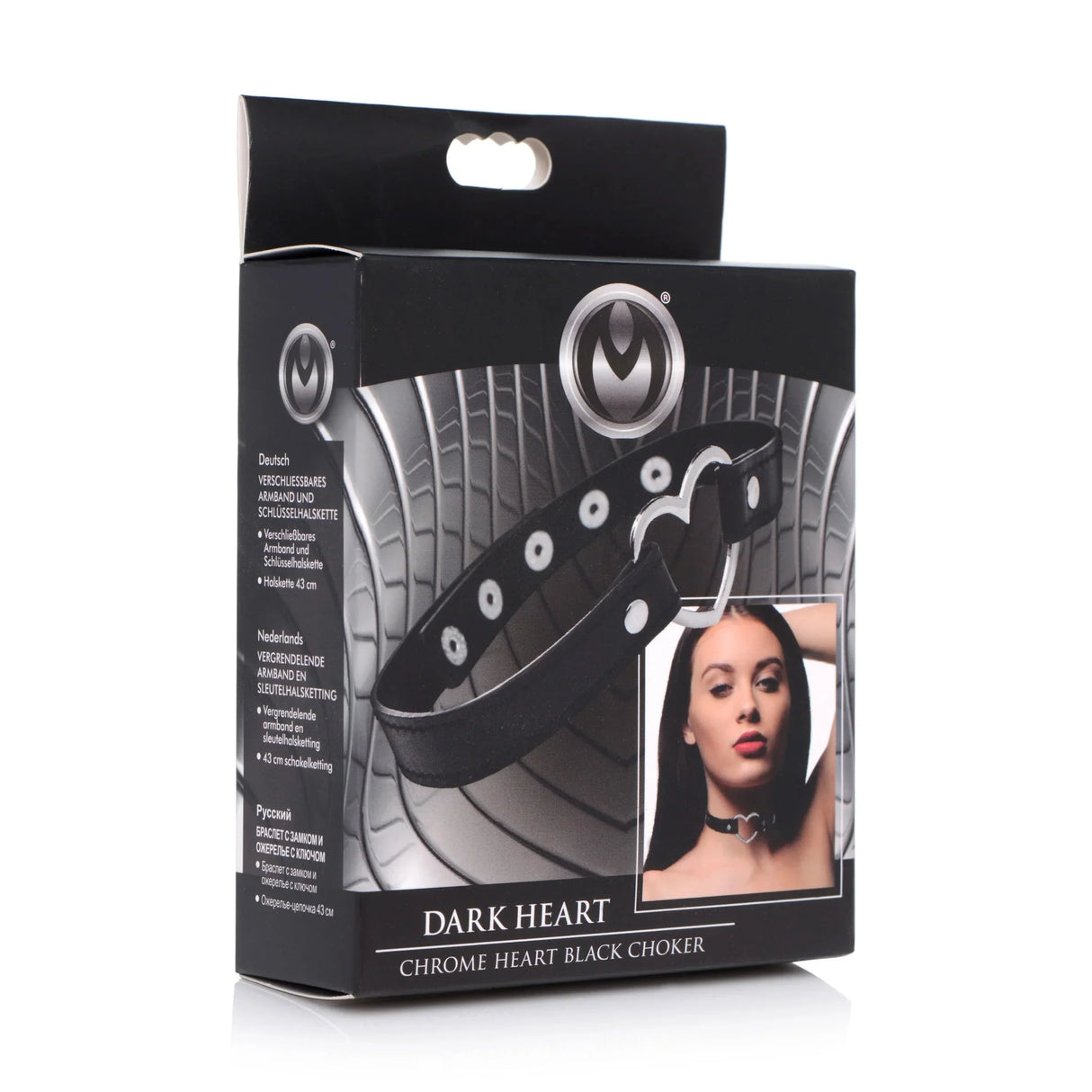 Master Series Dark Heart Chrome Heart Choker
