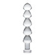 Master Series Drops Anal Links Glass Dildo
