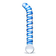 Glas Mr. Swirly 6.5 Inch Glass Curved Dildo